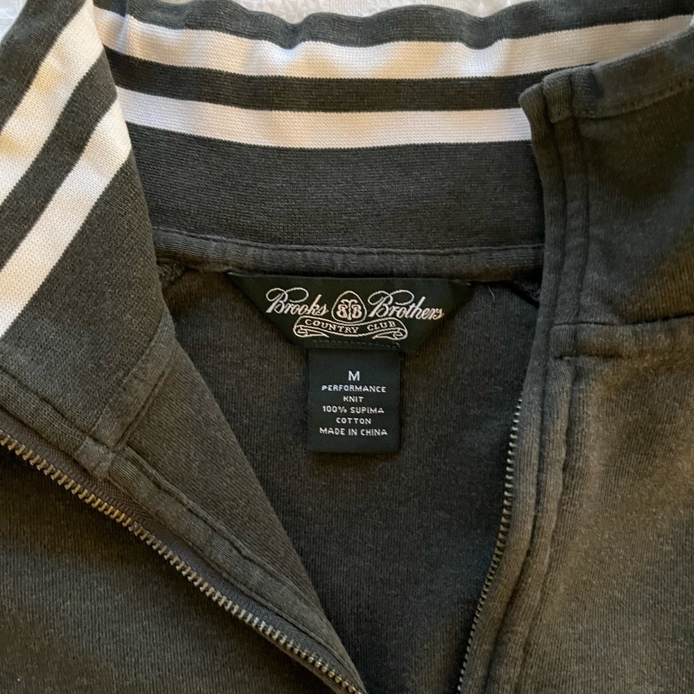 Brooks Brothers Men’s Quarter Zip Sweater (M)